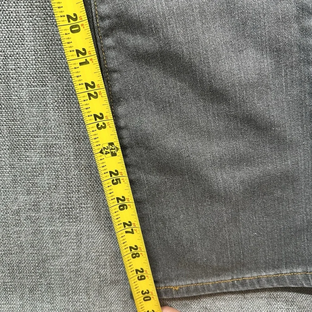 Levi's 318 Women Superlow Bootcut Gray Jeans Low Rise 5‎ J  S Stretch Y2K